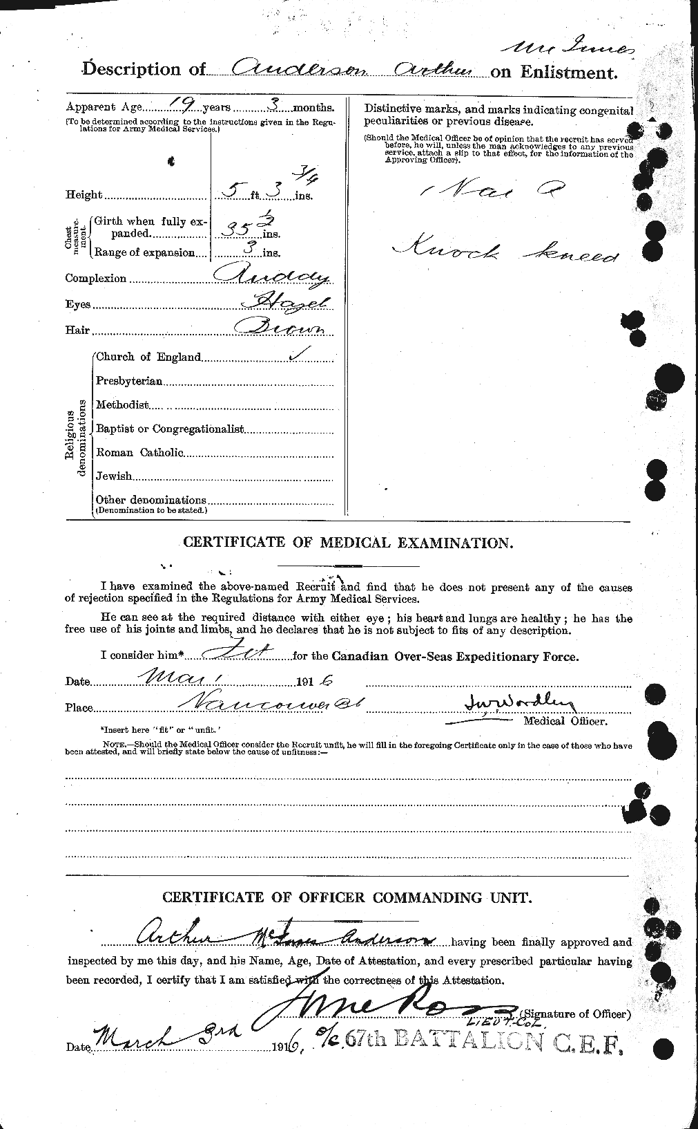Personnel Records of the First World War - CEF 209352b