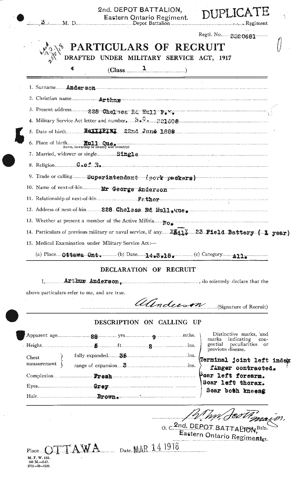 Personnel Records of the First World War - CEF 209367a