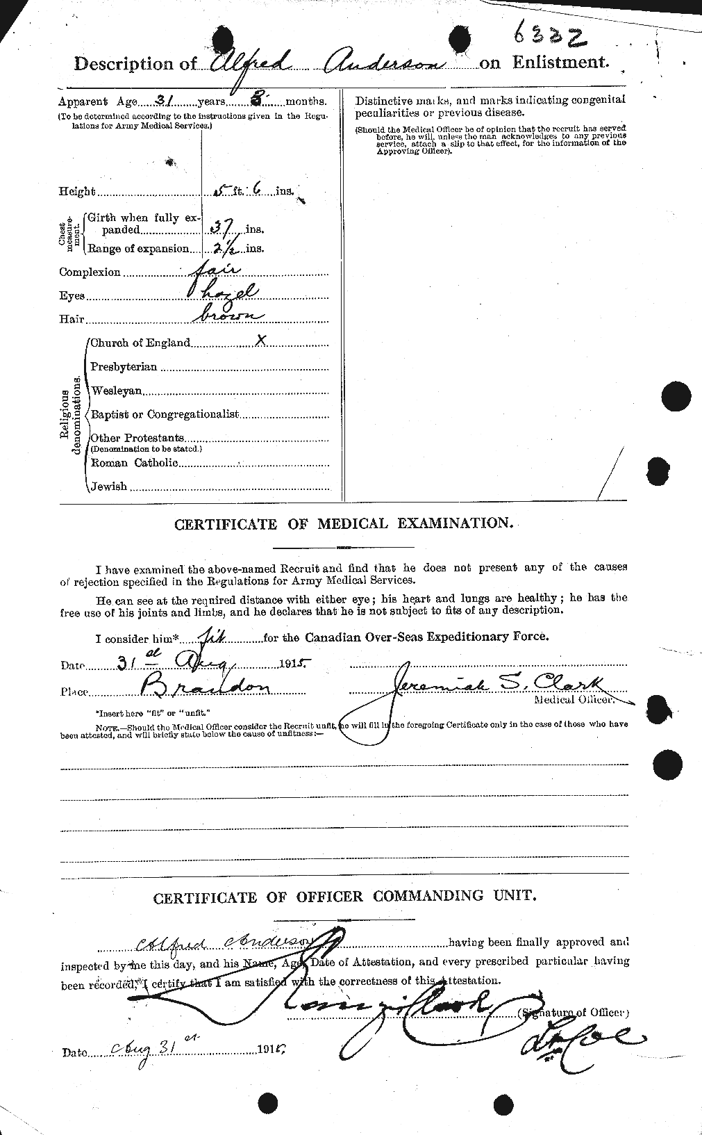 Personnel Records of the First World War - CEF 209461b