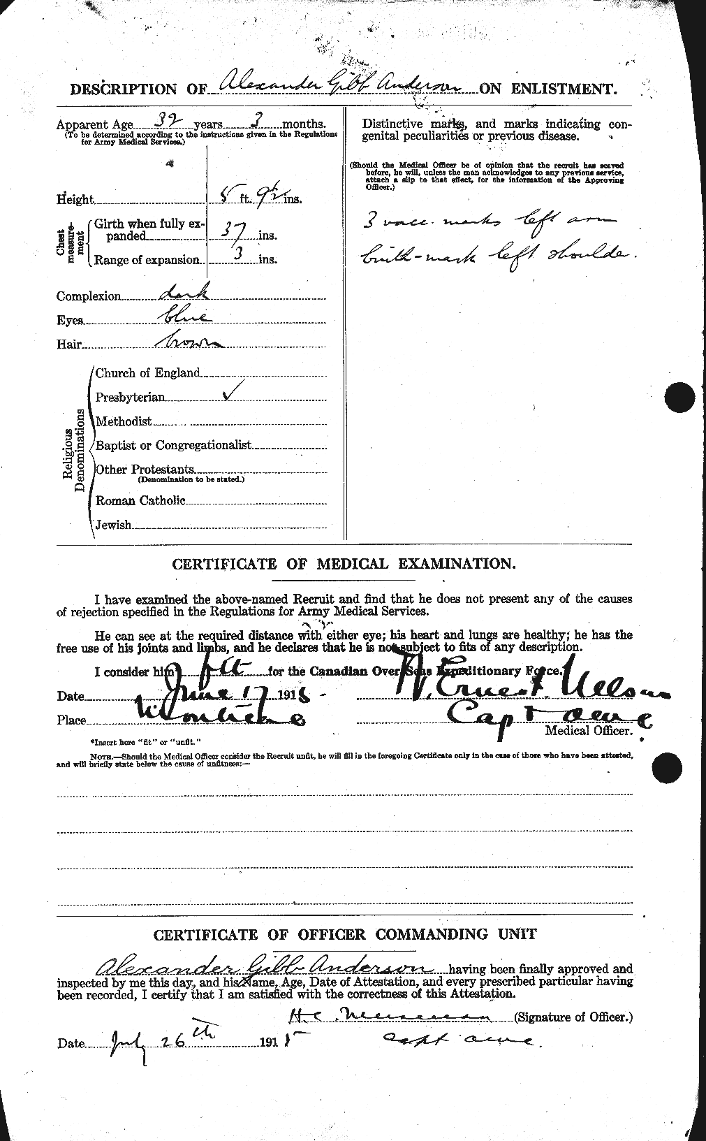 Personnel Records of the First World War - CEF 209490b