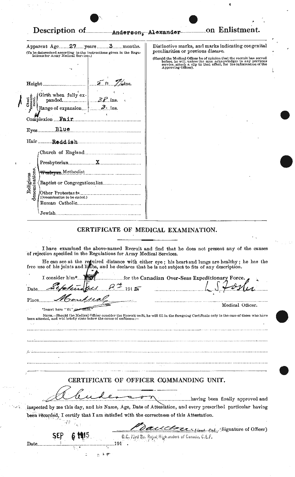 Personnel Records of the First World War - CEF 209506b
