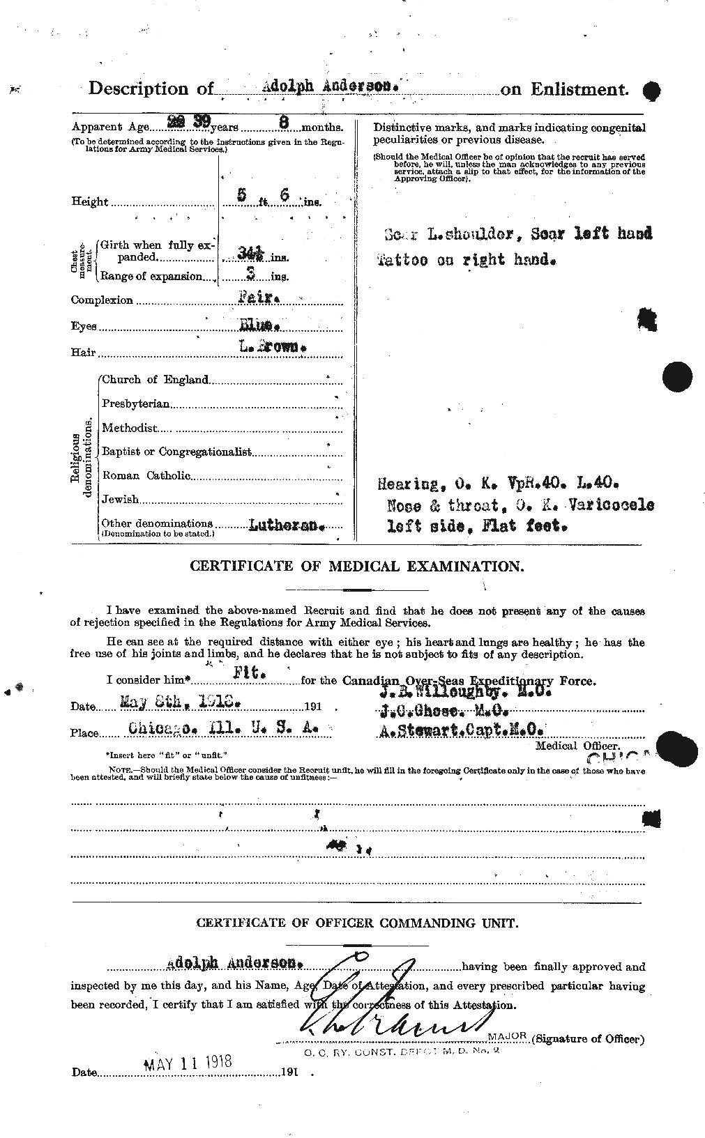 Personnel Records of the First World War - CEF 209574b