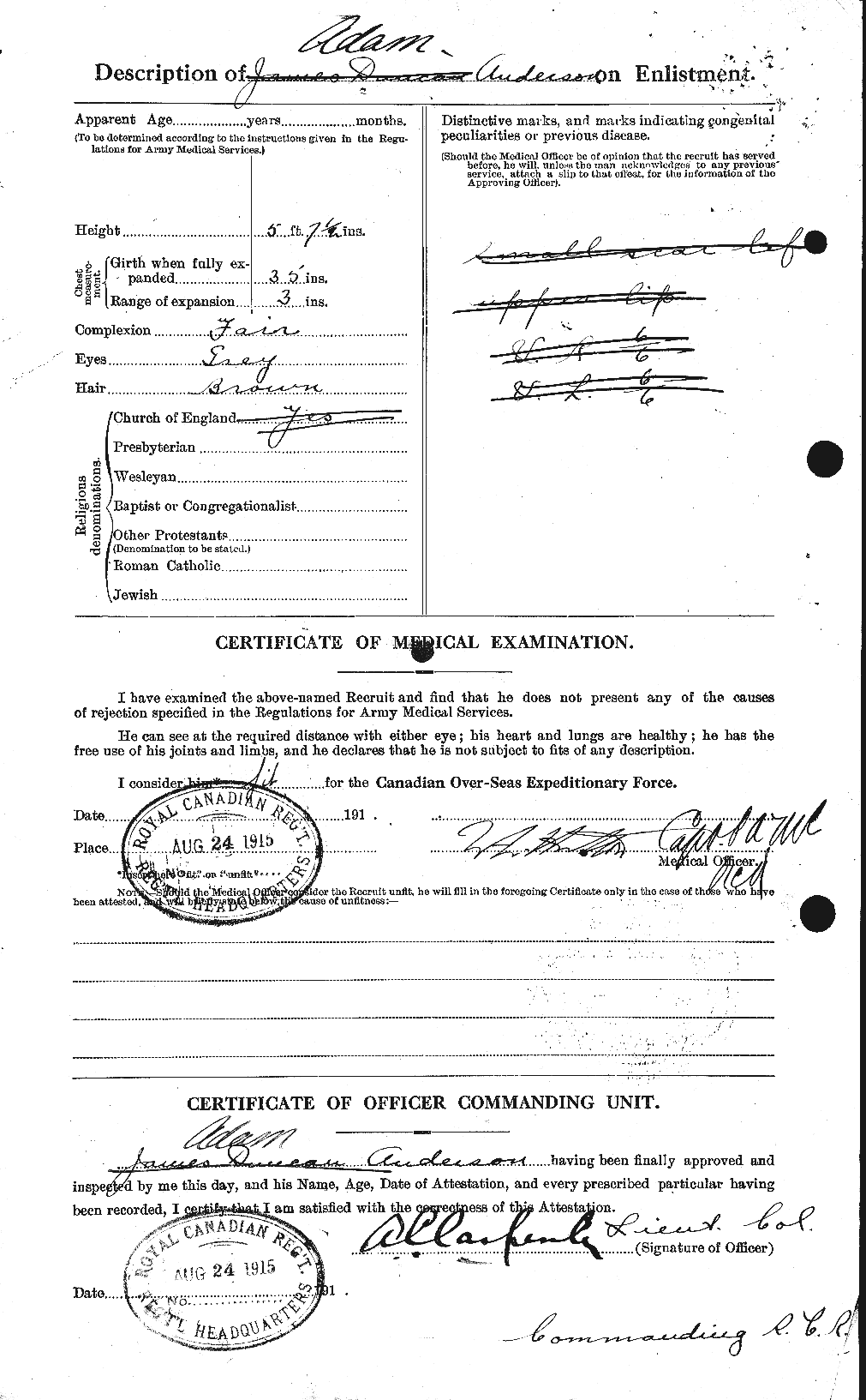 Personnel Records of the First World War - CEF 209580b