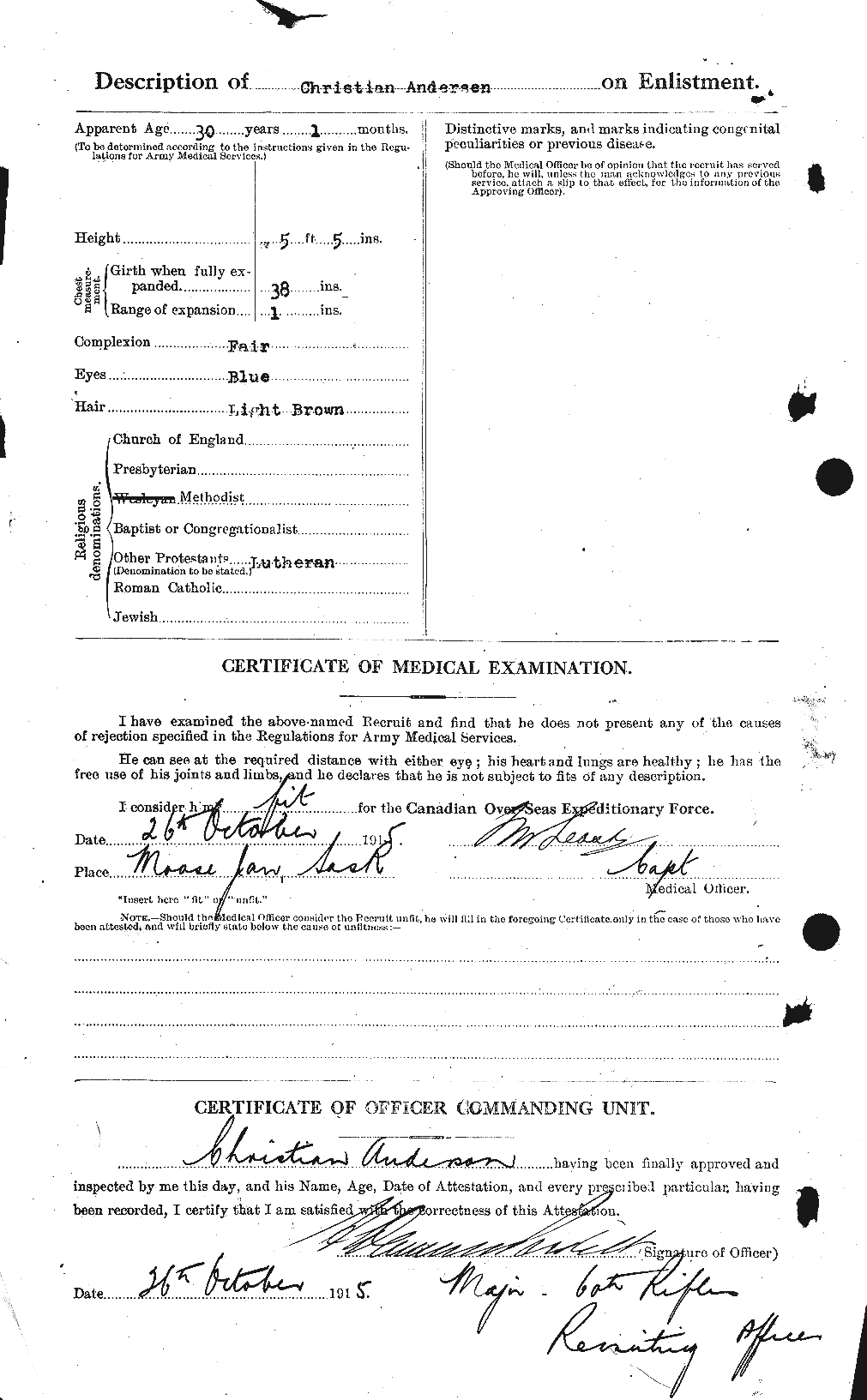 Personnel Records of the First World War - CEF 209591b