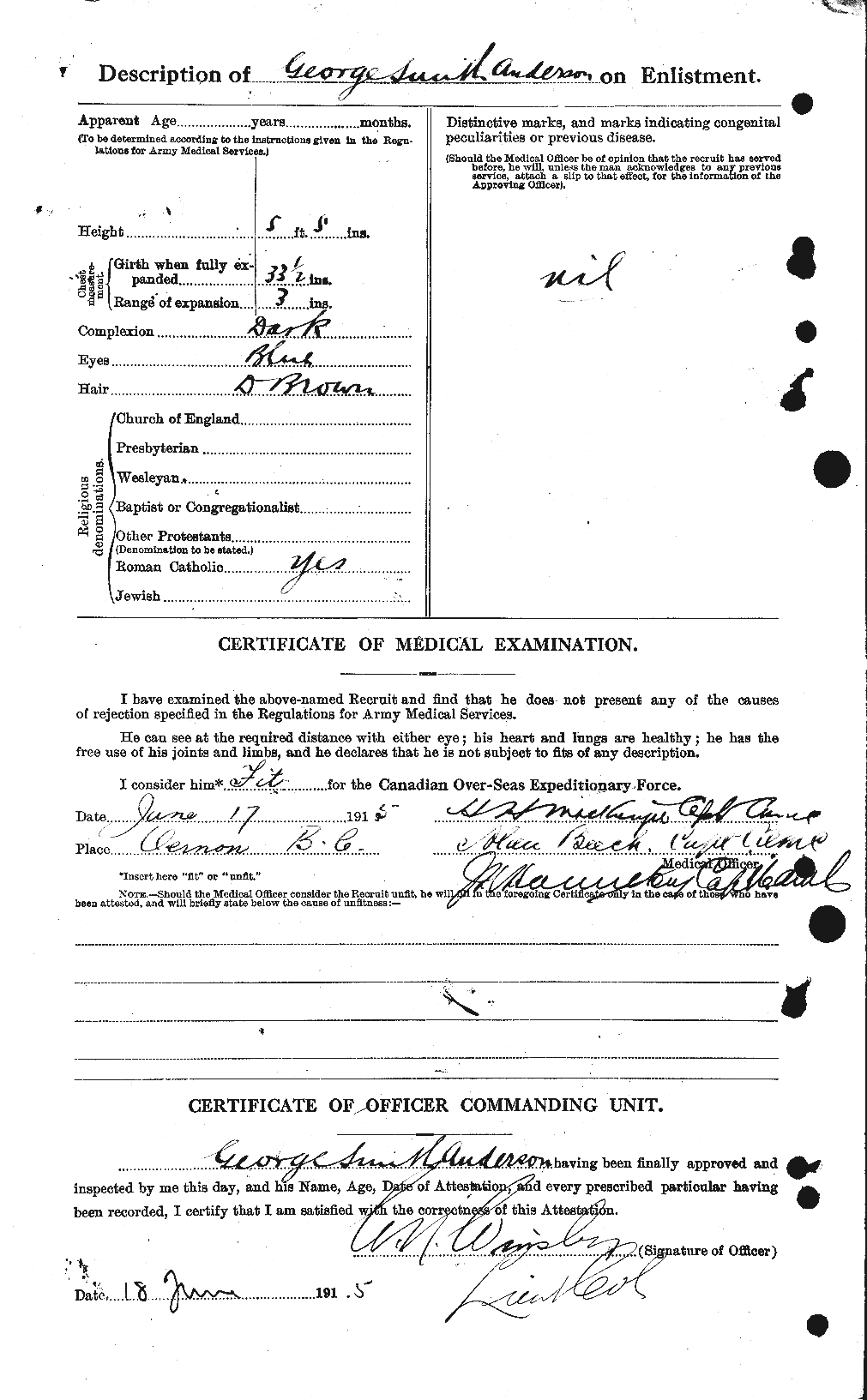Personnel Records of the First World War - CEF 209699b