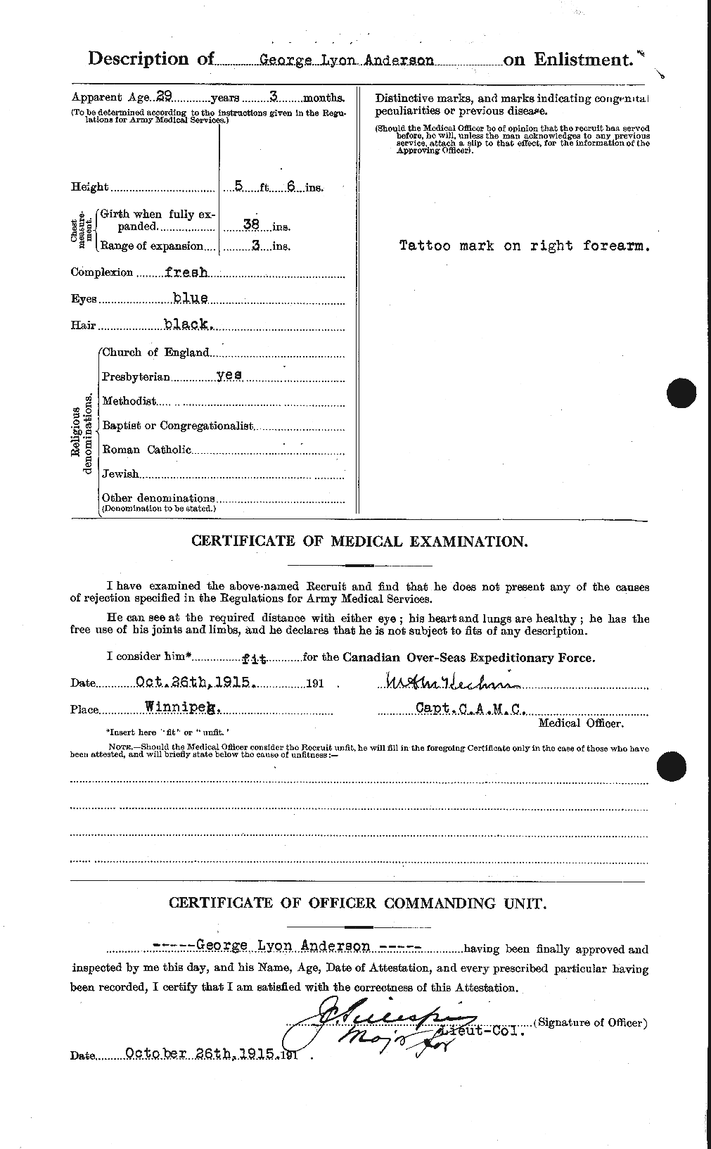 Personnel Records of the First World War - CEF 209711b