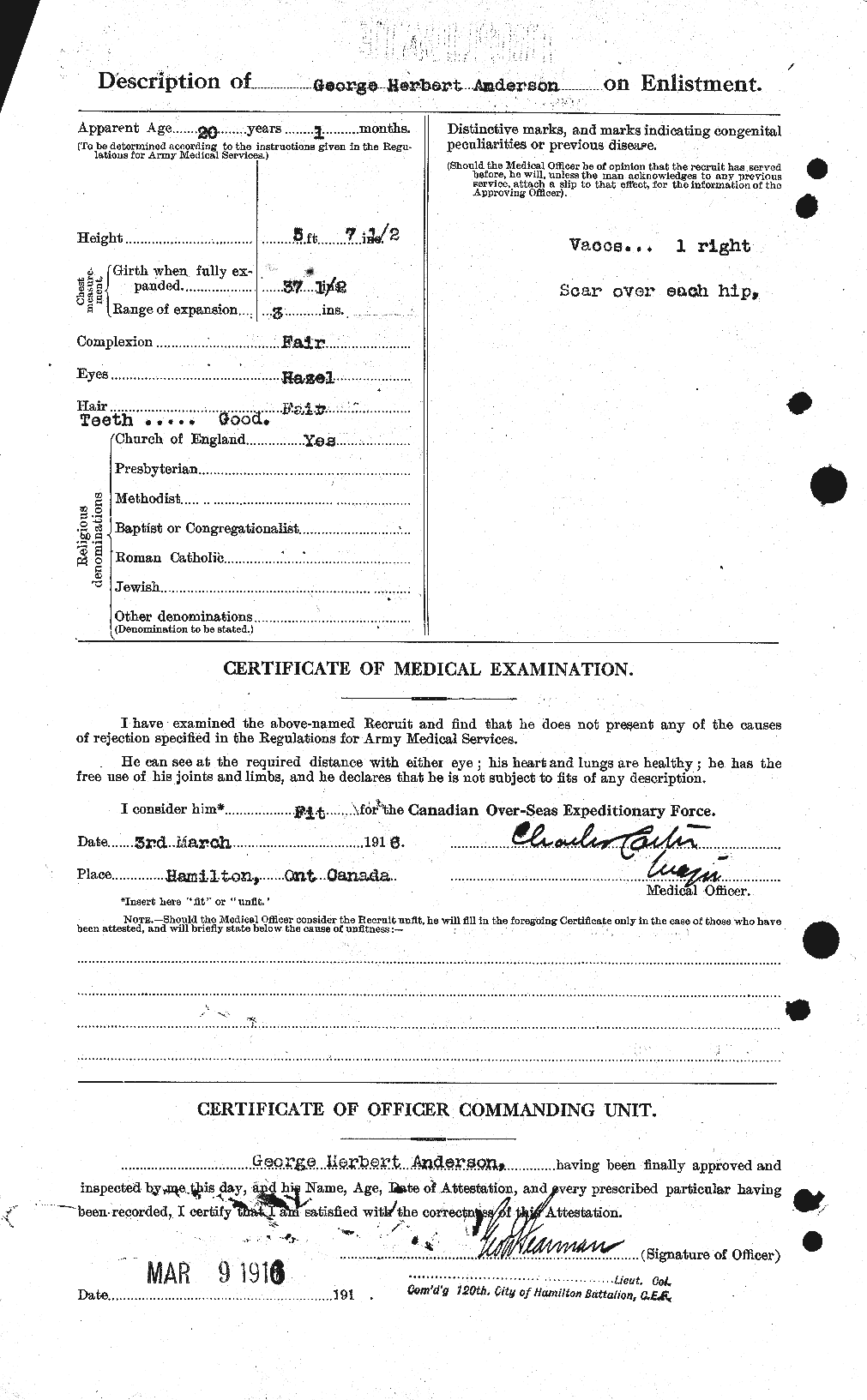 Personnel Records of the First World War - CEF 209721b