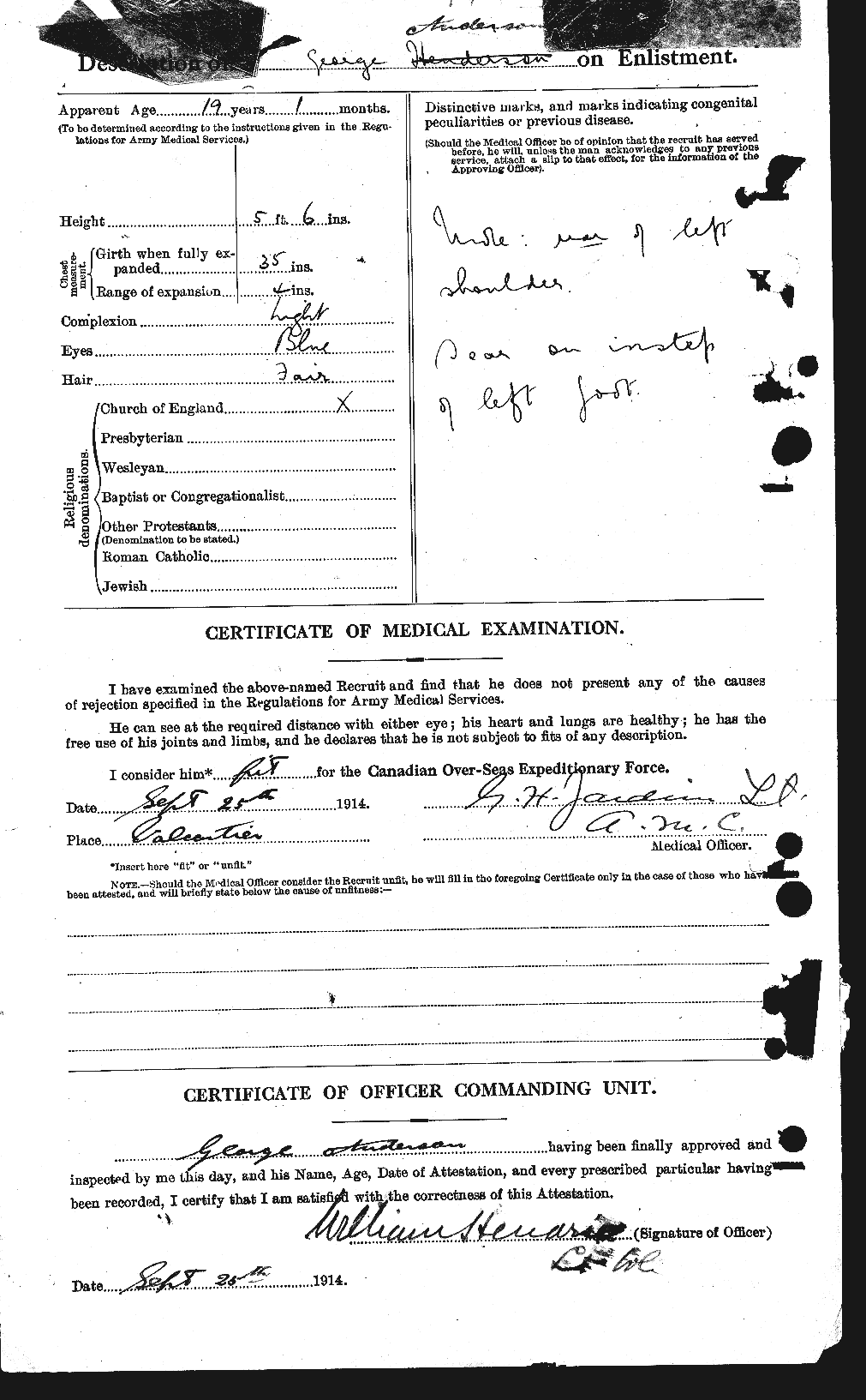 Personnel Records of the First World War - CEF 209765b