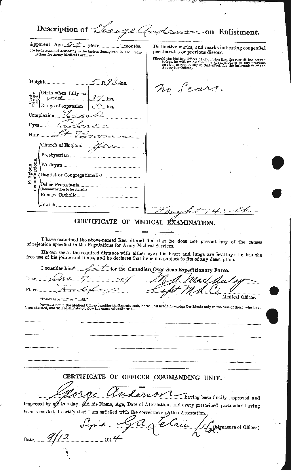 Personnel Records of the First World War - CEF 209770b