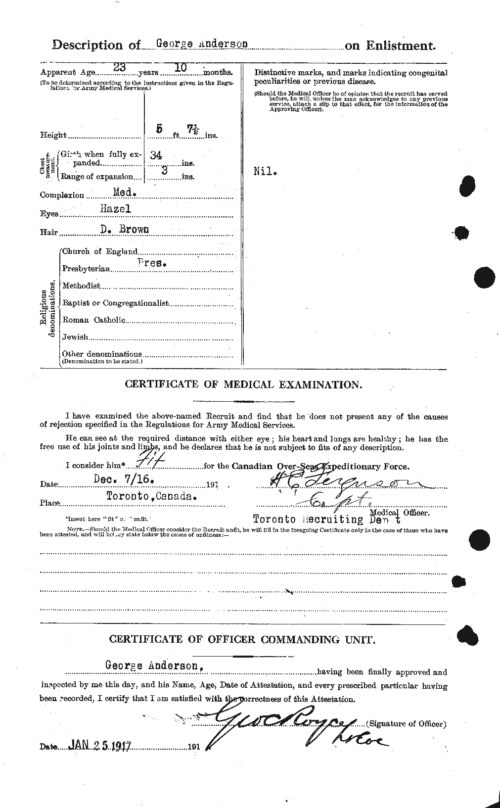 Personnel Records of the First World War - CEF 209782b
