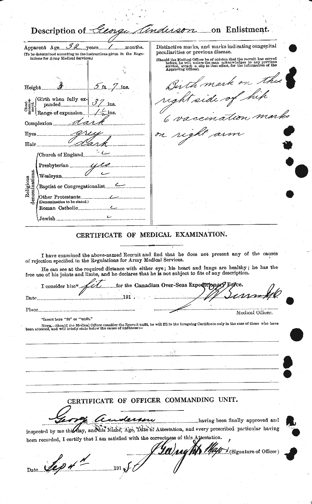 Personnel Records of the First World War - CEF 209785b