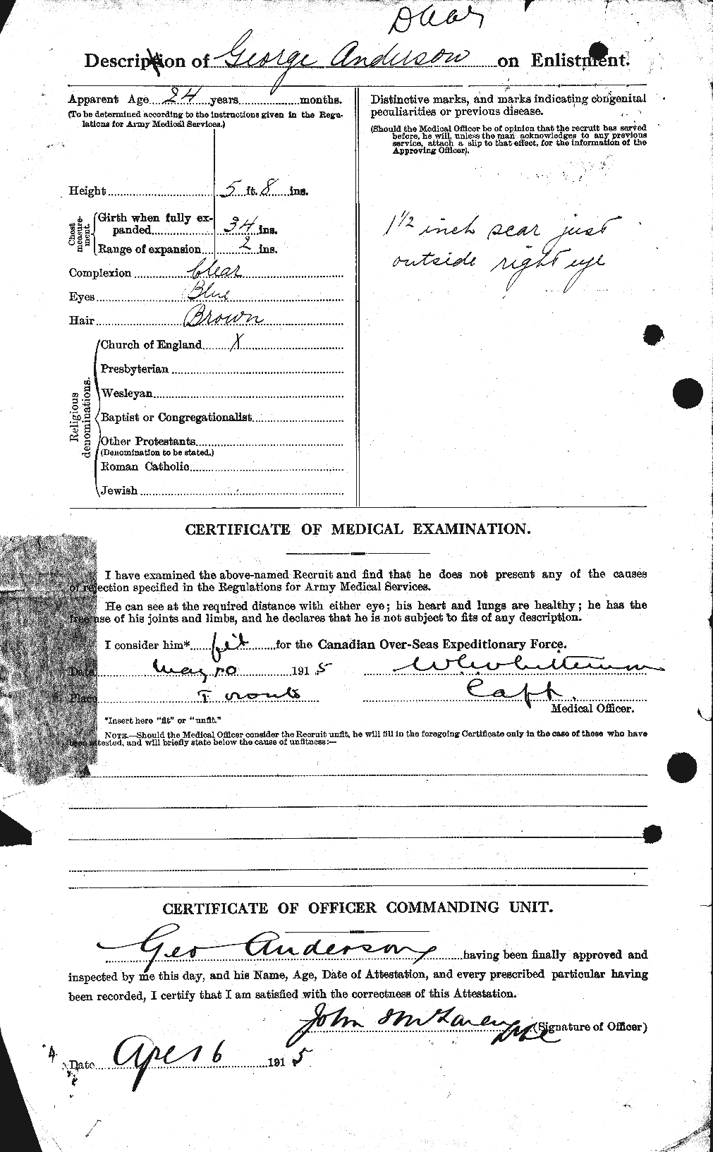 Personnel Records of the First World War - CEF 209786b