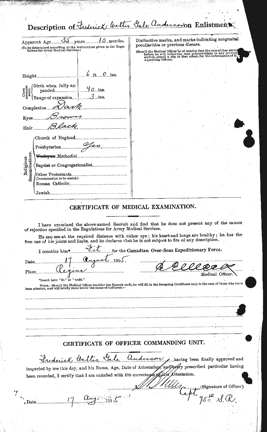 Personnel Records of the First World War - CEF 209806b
