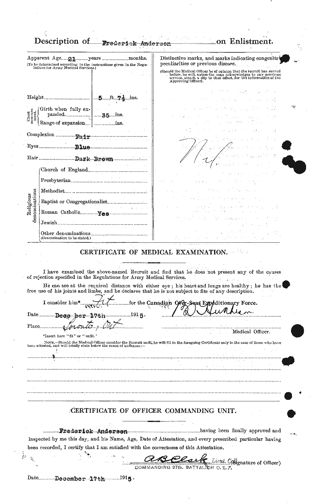 Personnel Records of the First World War - CEF 209821b