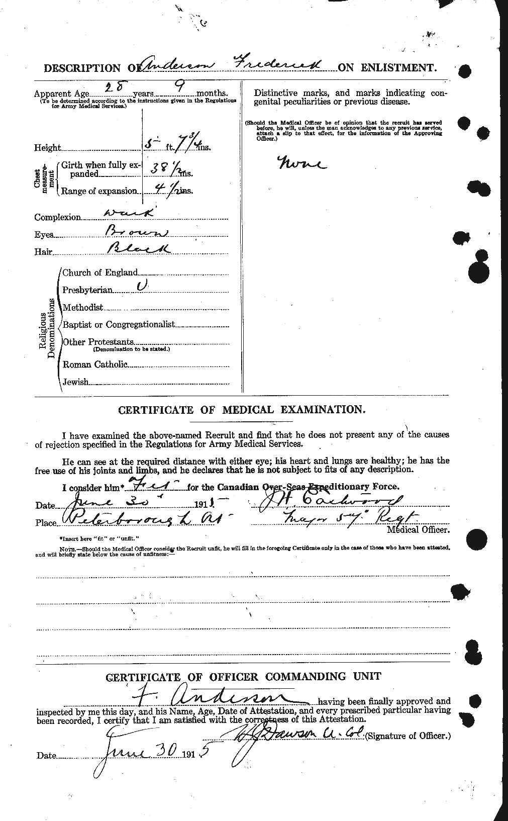 Personnel Records of the First World War - CEF 209827b