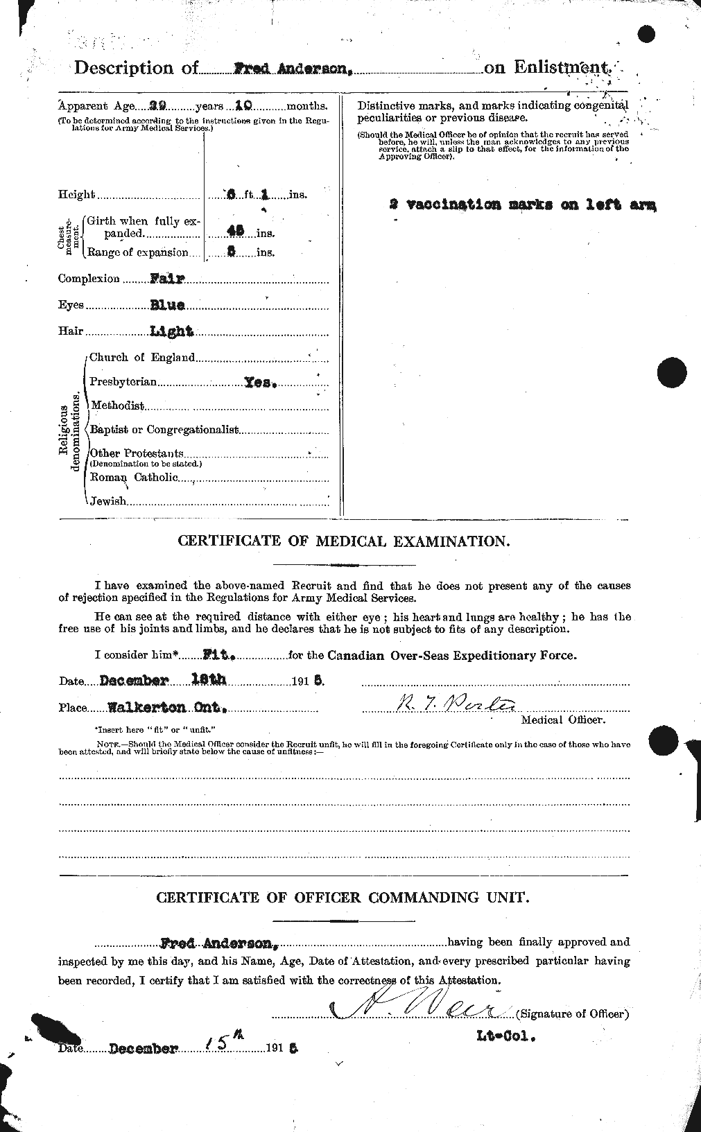 Personnel Records of the First World War - CEF 209838b