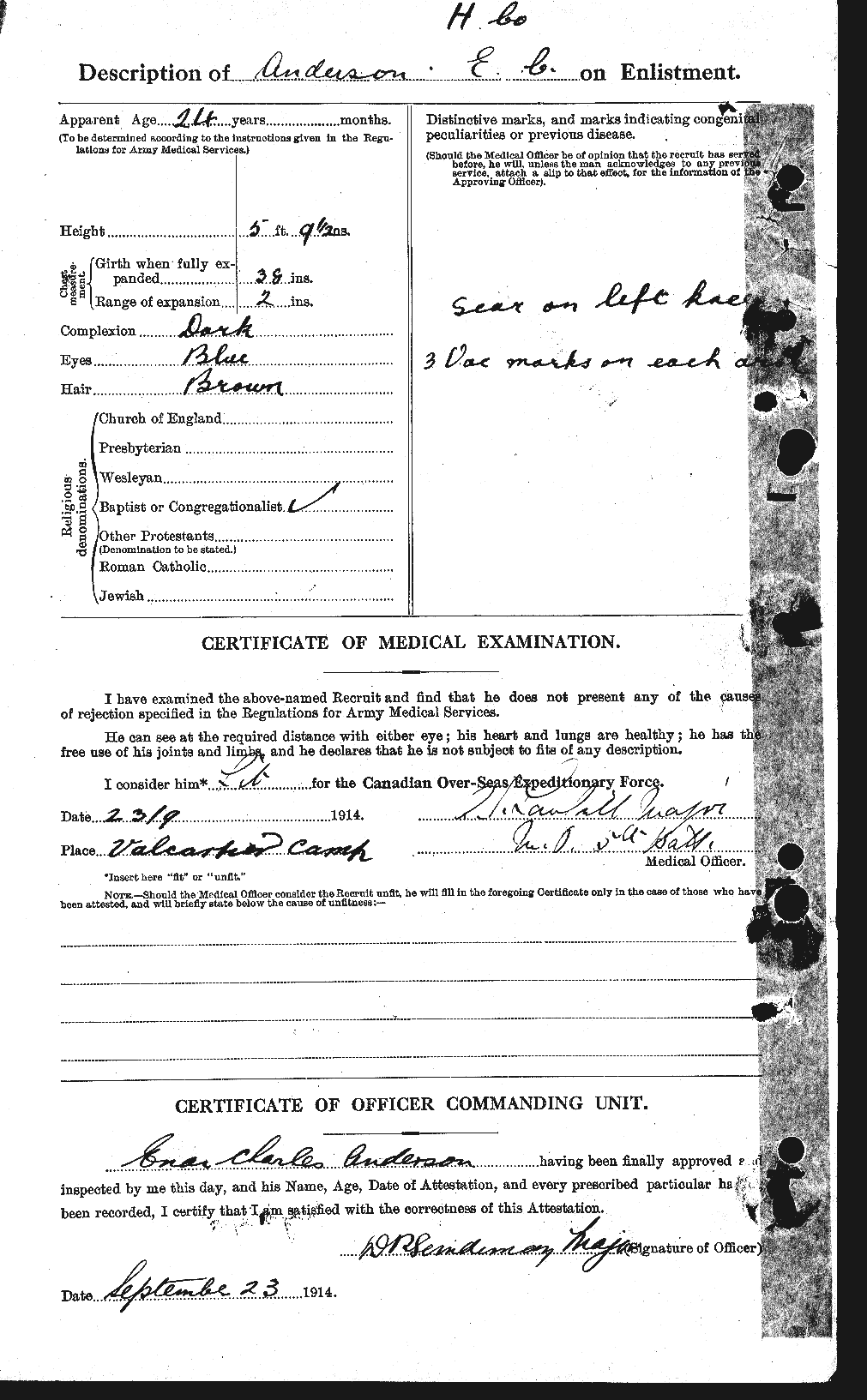 Personnel Records of the First World War - CEF 209904b