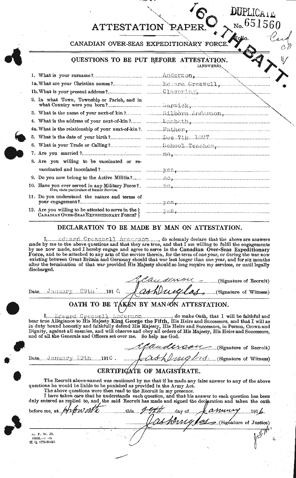 Personnel Records of the First World War - CEF 209939a