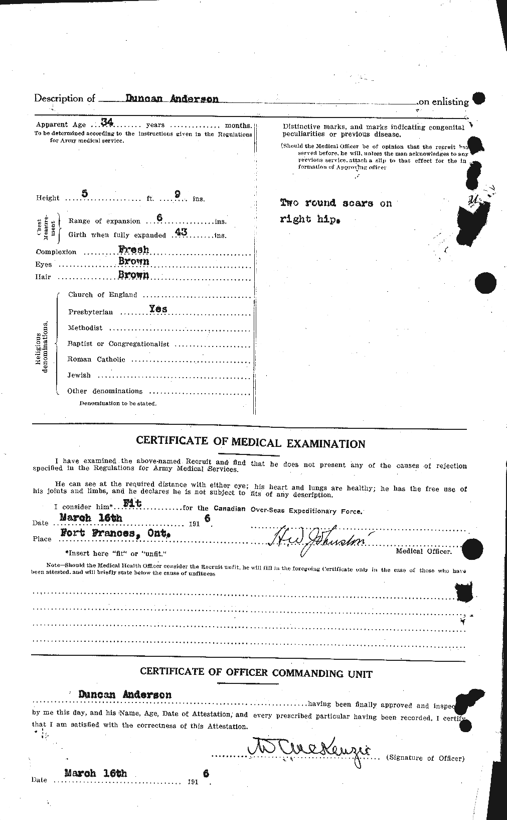 Personnel Records of the First World War - CEF 209972b