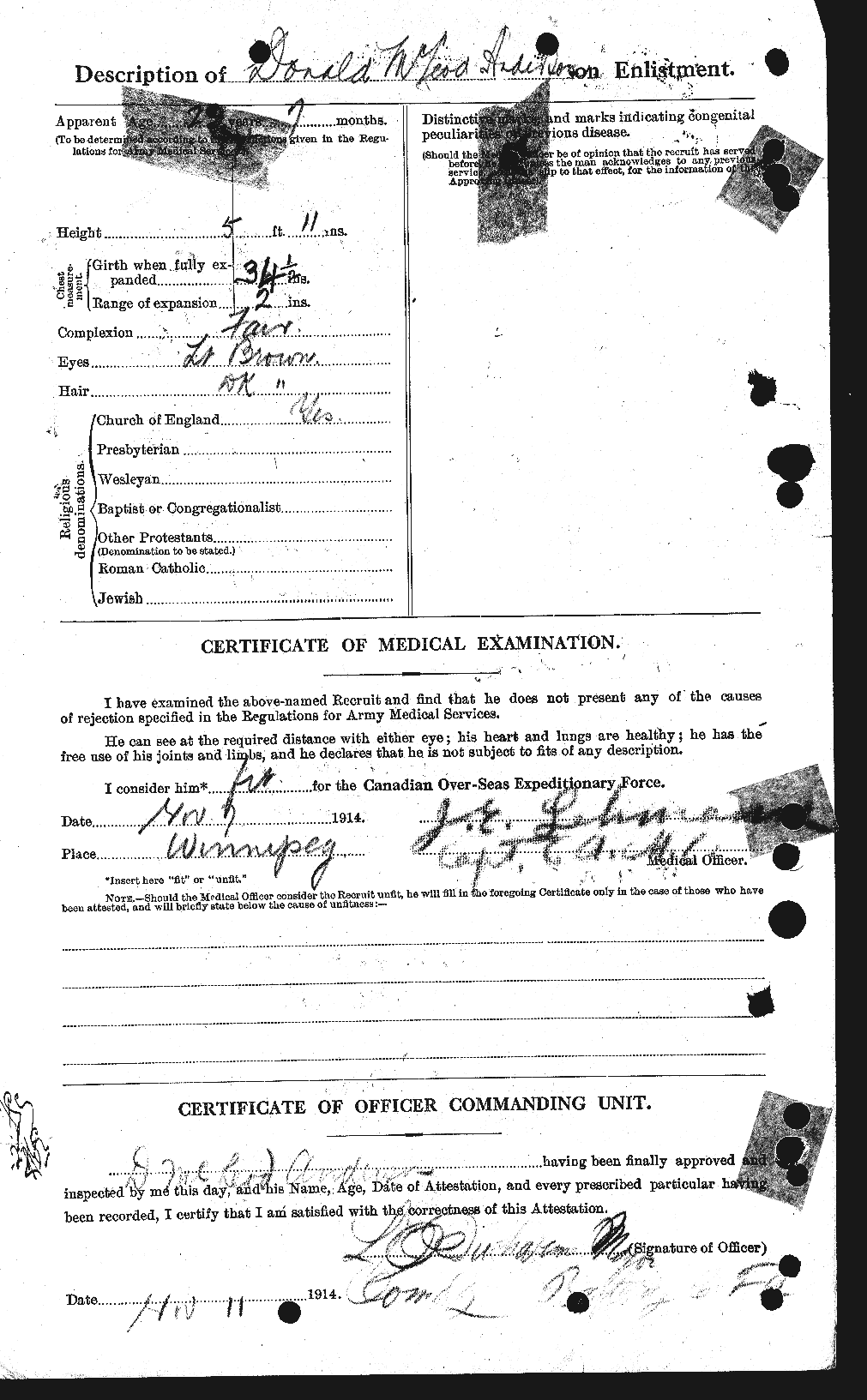 Personnel Records of the First World War - CEF 209979b
