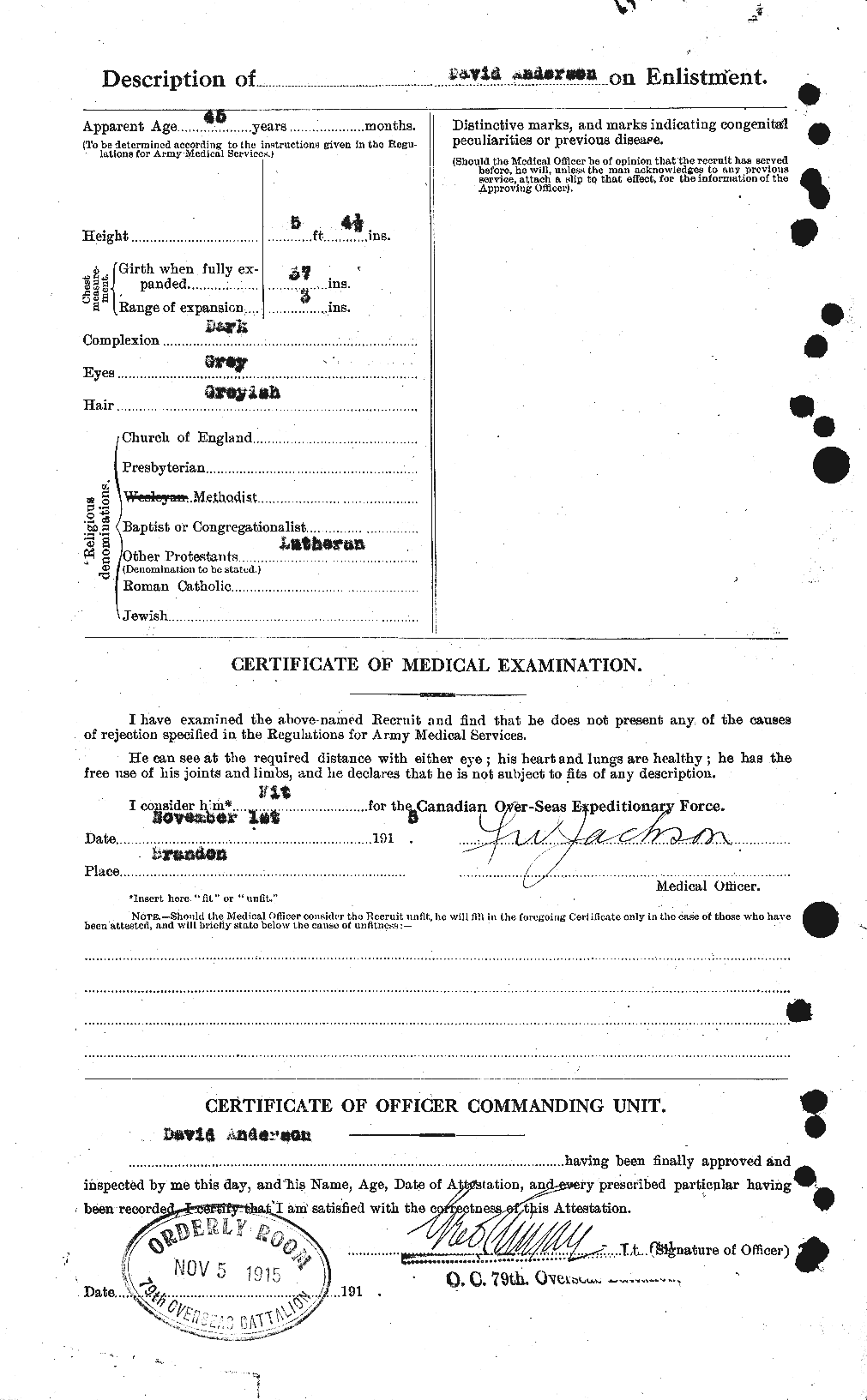 Personnel Records of the First World War - CEF 210023b