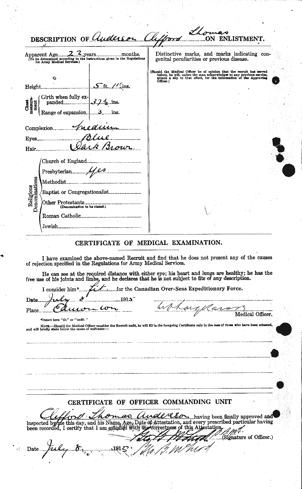 Personnel Records of the First World War - CEF 210059b