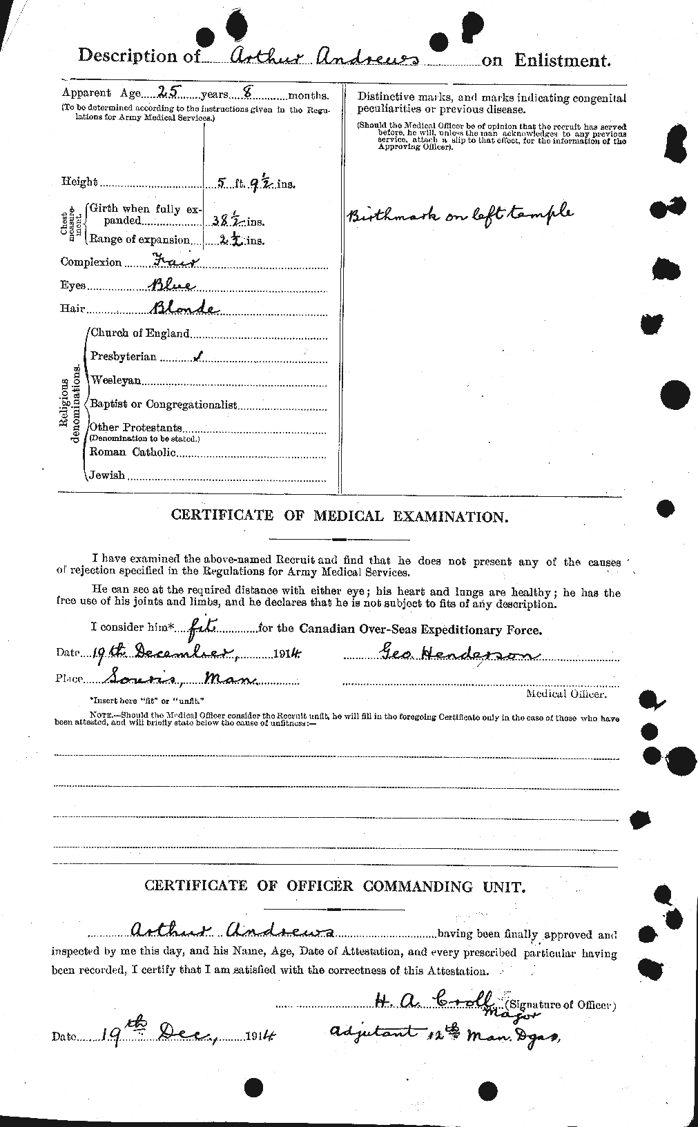 Personnel Records of the First World War - CEF 210436b