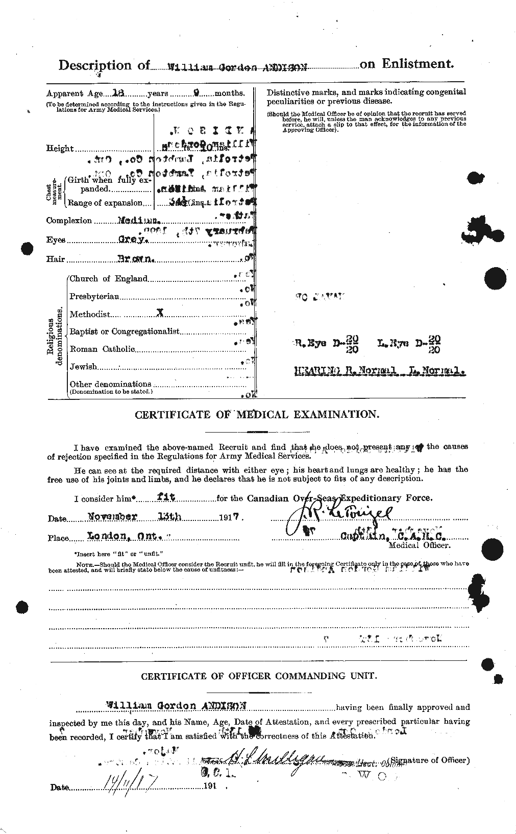 Personnel Records of the First World War - CEF 210636b
