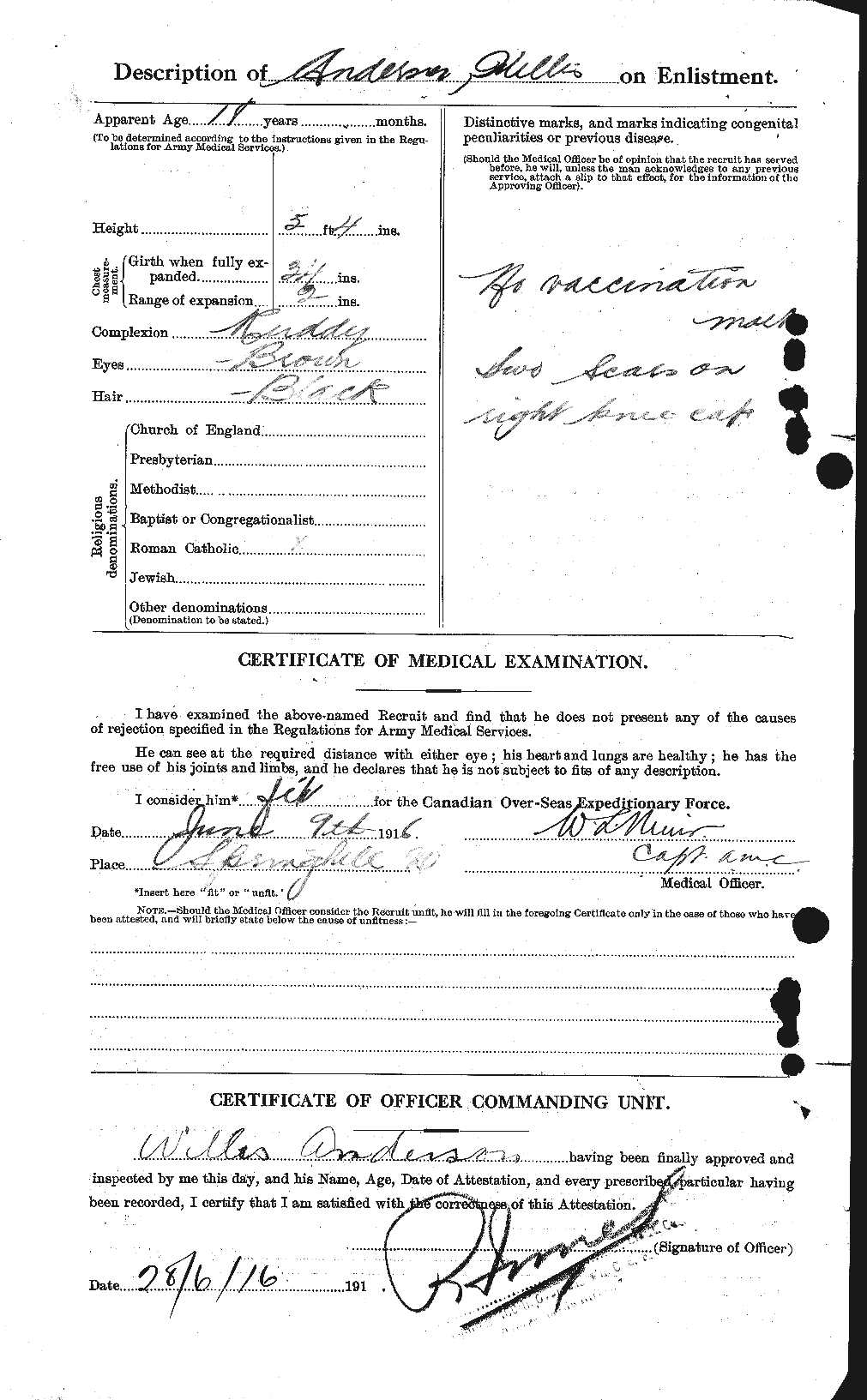 Personnel Records of the First World War - CEF 210665b