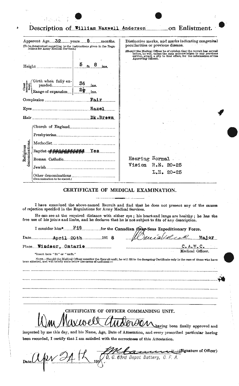 Personnel Records of the First World War - CEF 210685b