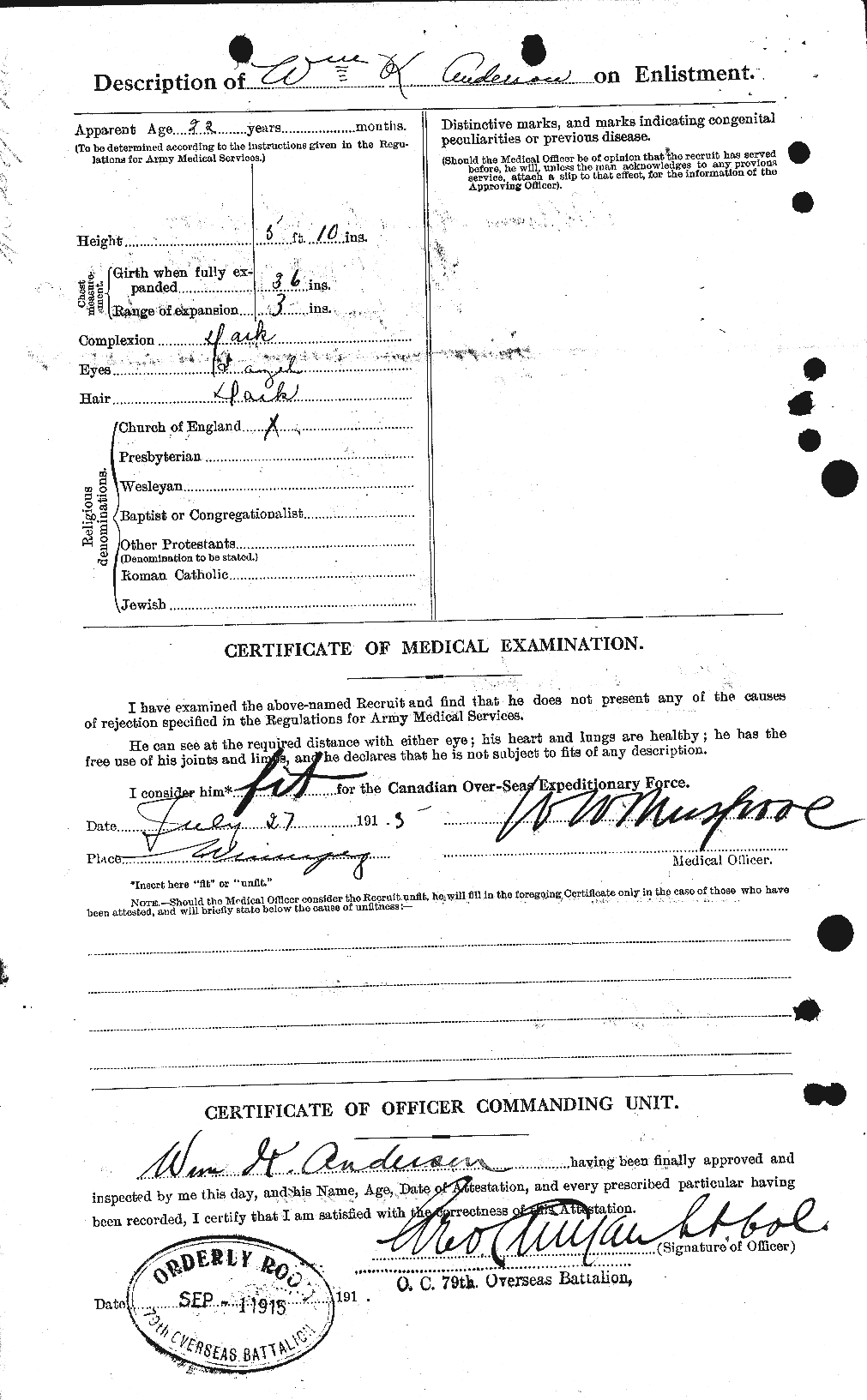 Personnel Records of the First World War - CEF 210688b