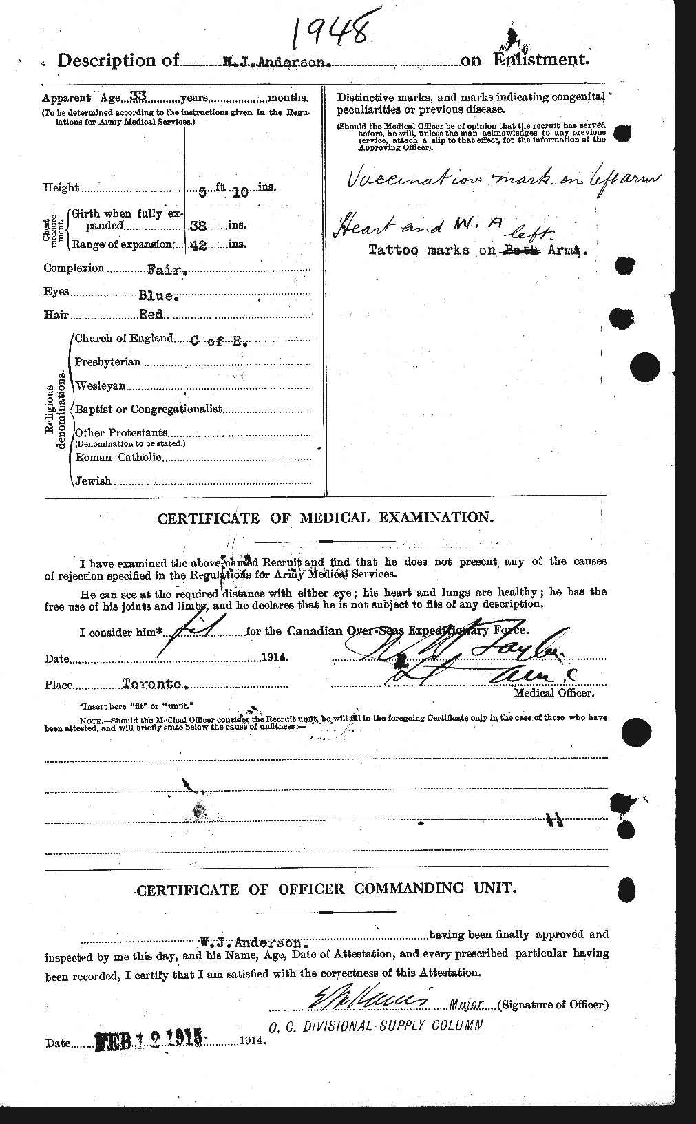 Personnel Records of the First World War - CEF 210699b