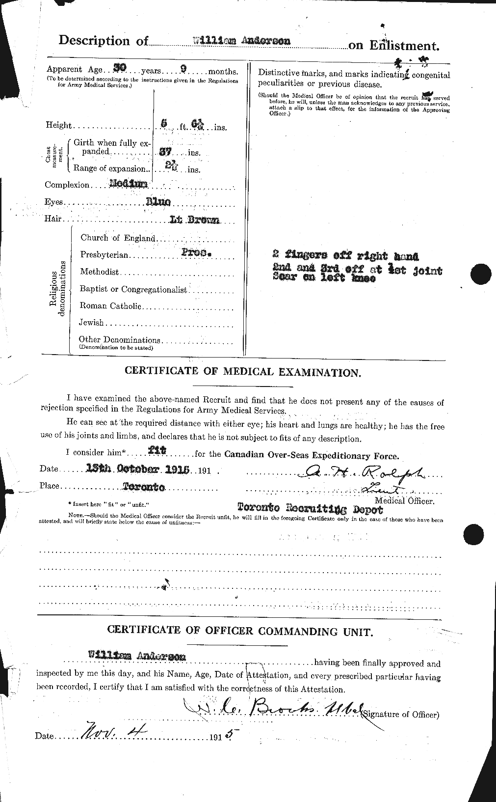 Personnel Records of the First World War - CEF 210763b