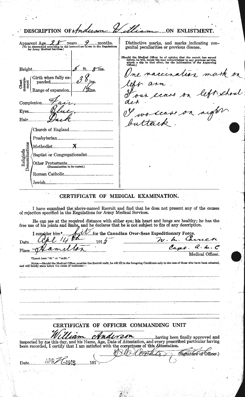 Personnel Records of the First World War - CEF 210764b