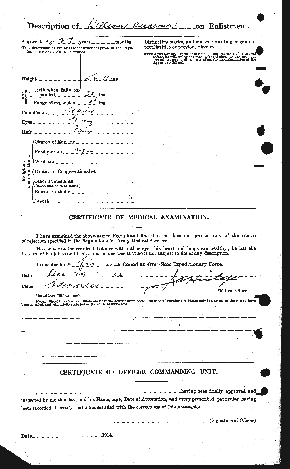 Personnel Records of the First World War - CEF 210765b