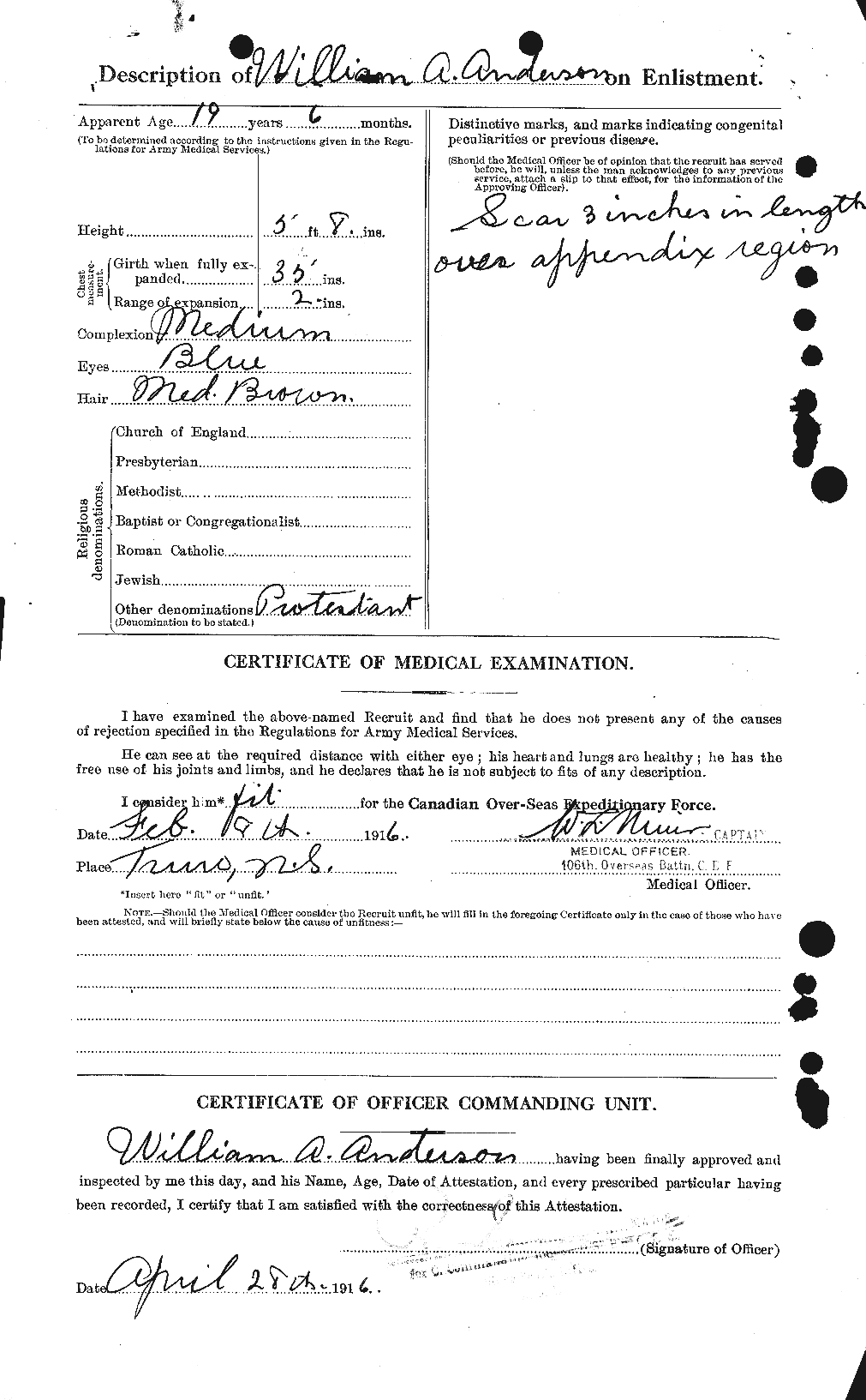 Personnel Records of the First World War - CEF 210777b