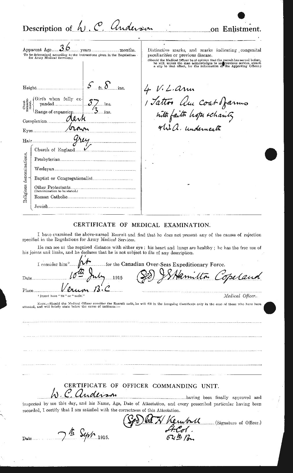 Personnel Records of the First World War - CEF 210787b