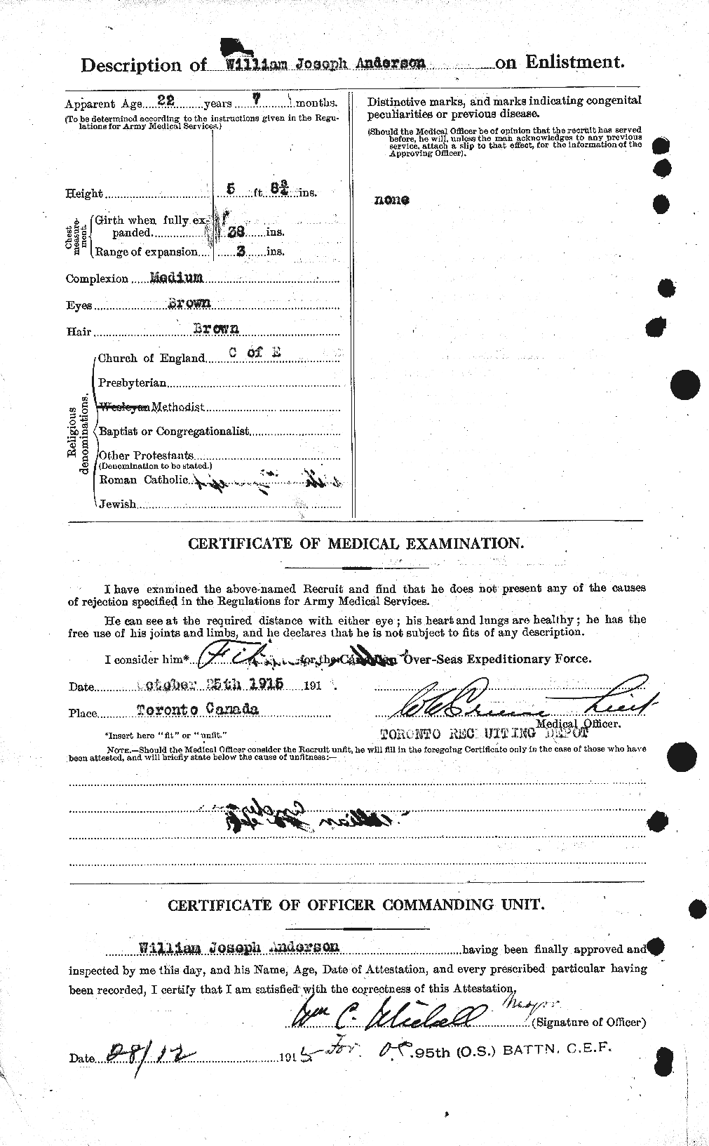 Personnel Records of the First World War - CEF 210823b