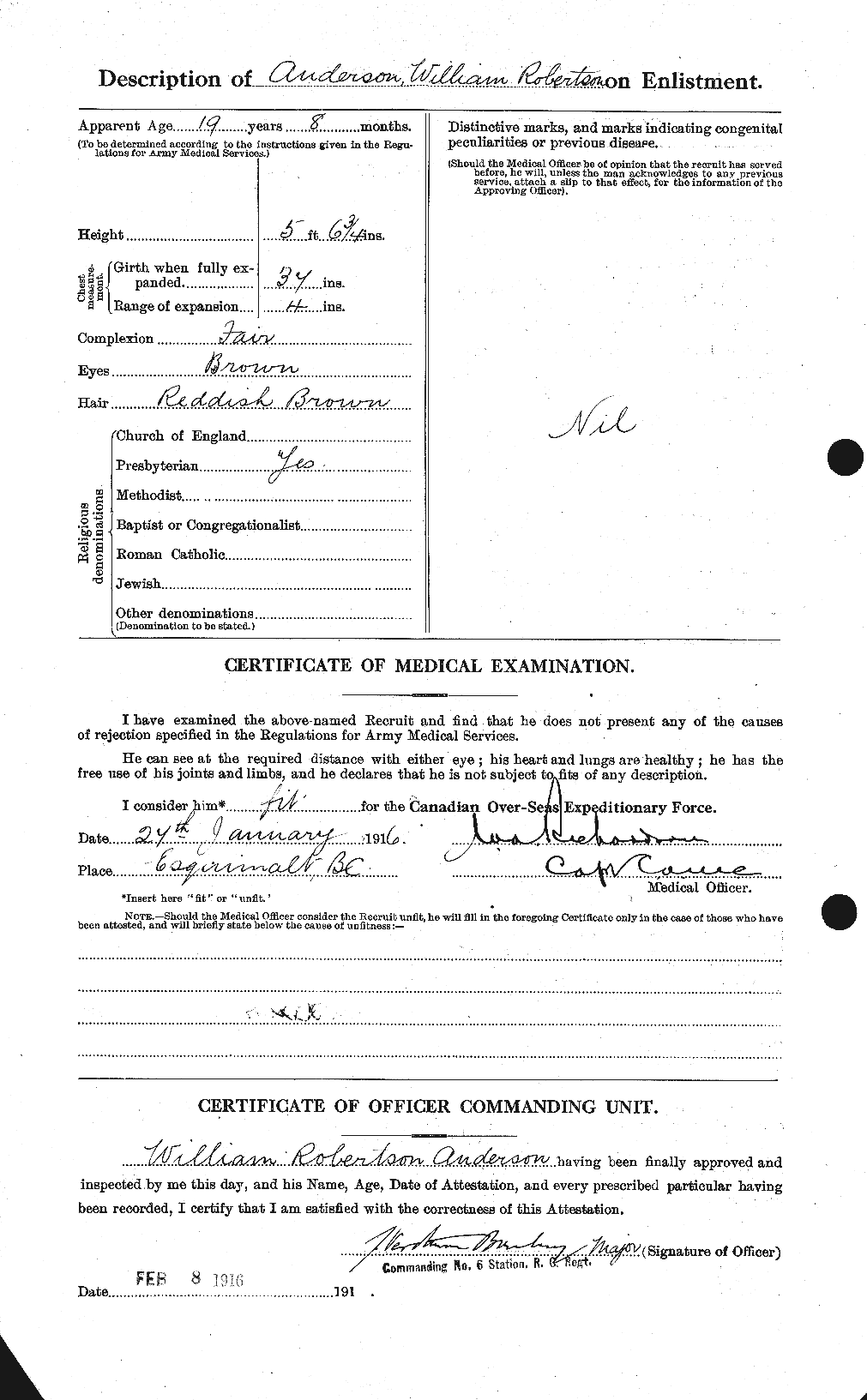 Personnel Records of the First World War - CEF 210843b