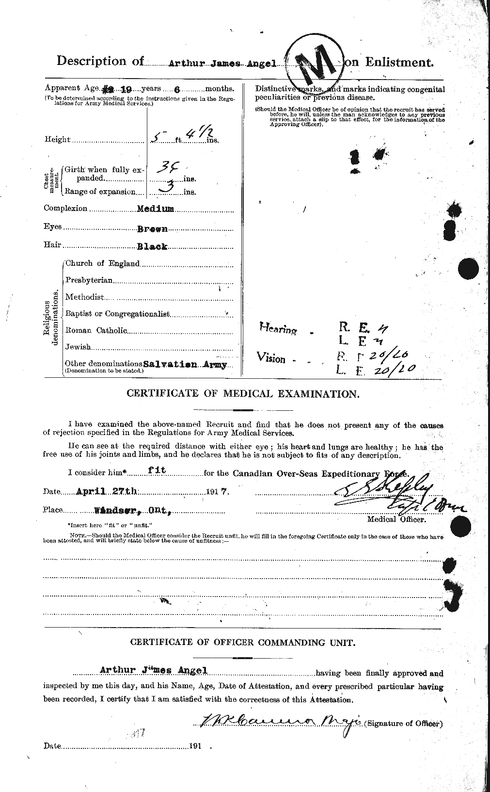 Personnel Records of the First World War - CEF 211940b