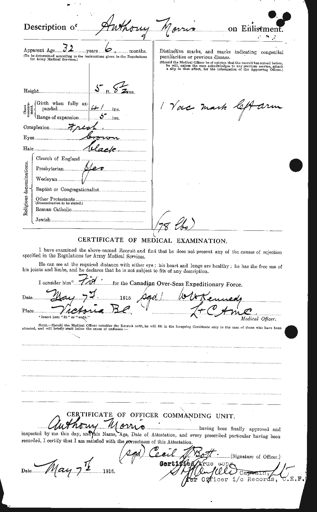 Personnel Records of the First World War - CEF 212184b