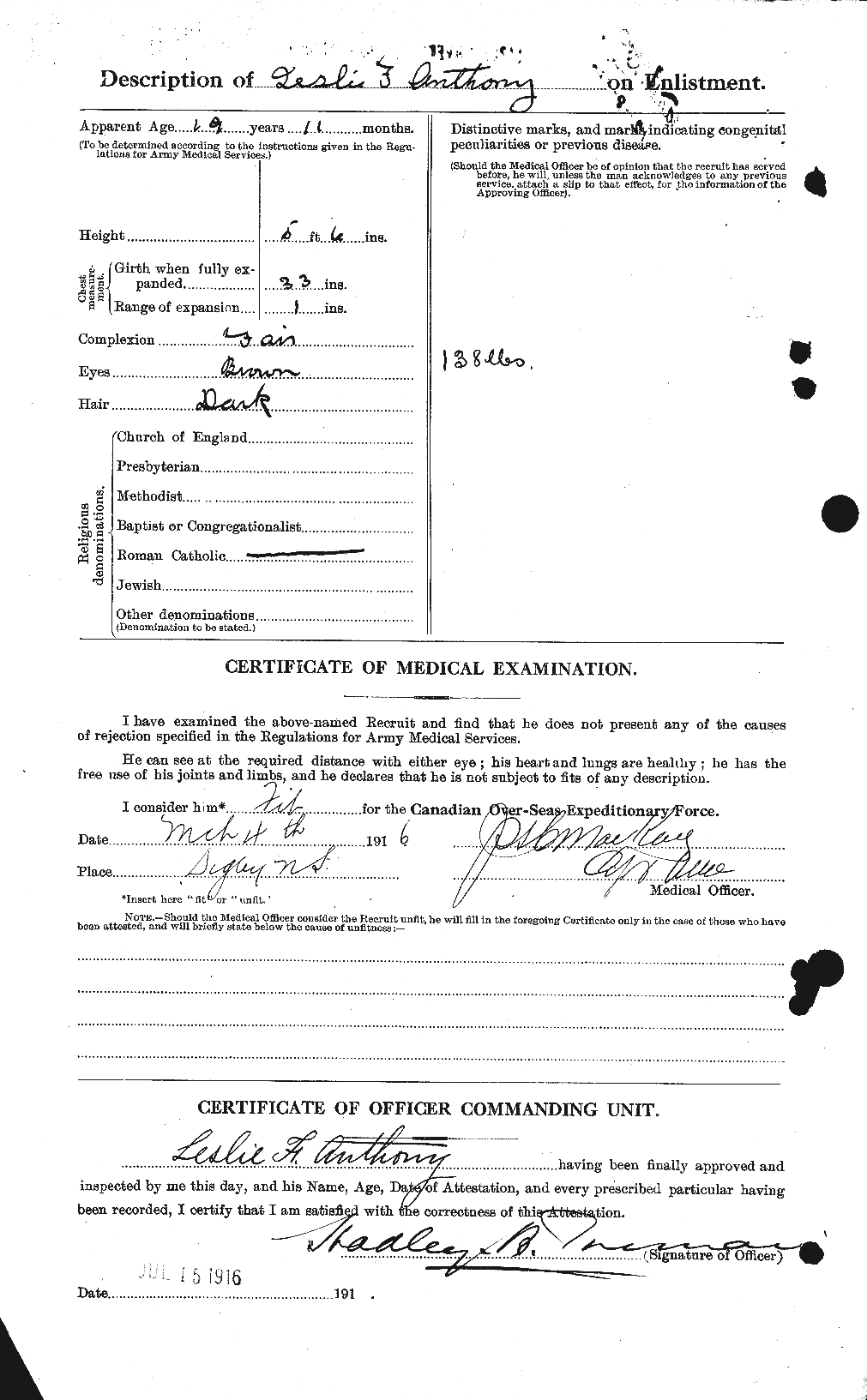 Personnel Records of the First World War - CEF 212188b