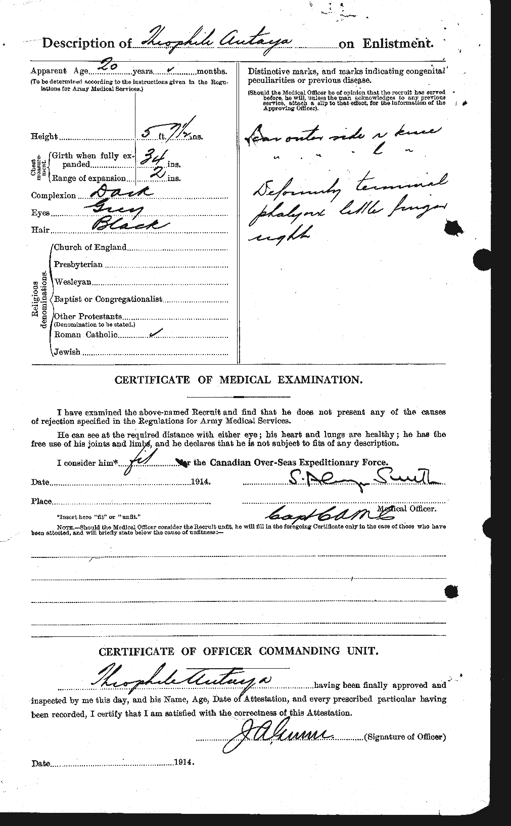 Personnel Records of the First World War - CEF 212257b