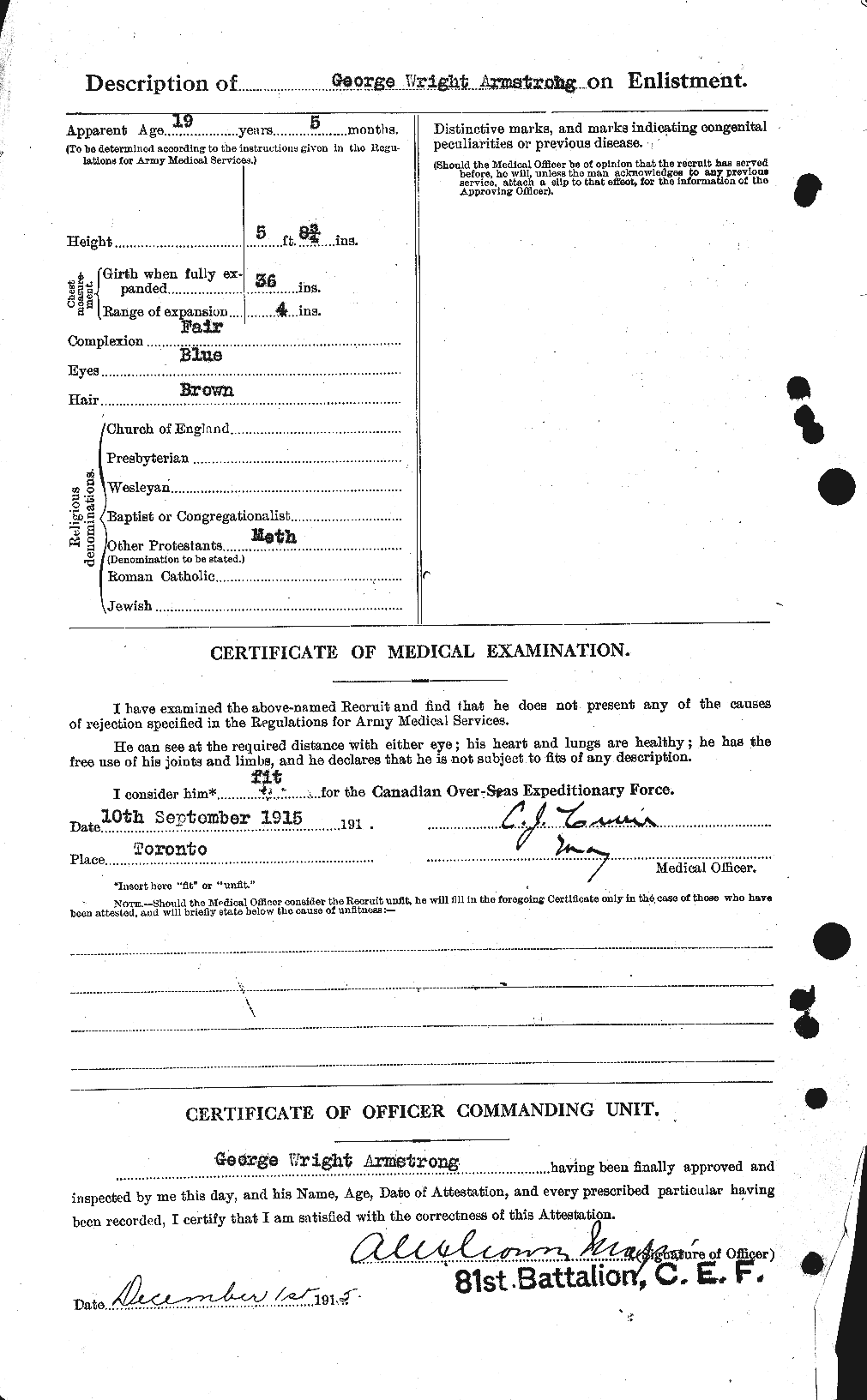 Personnel Records of the First World War - CEF 213699b