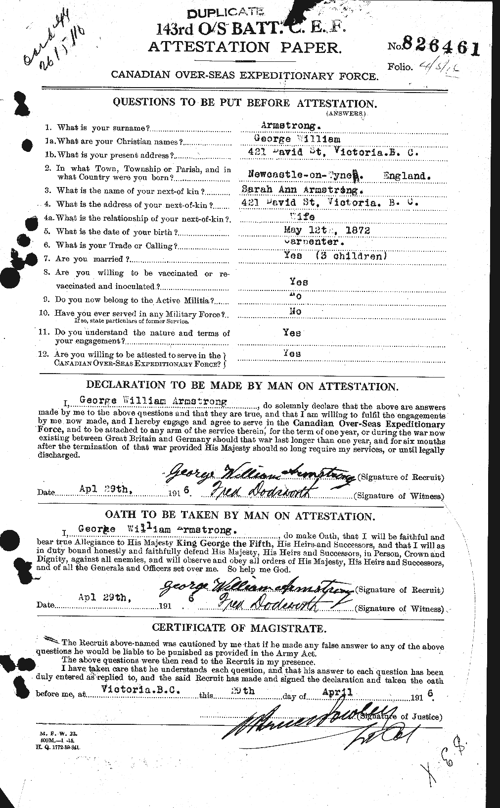 Personnel Records of the First World War - CEF 213703a