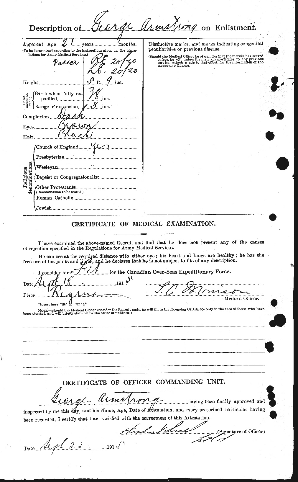 Personnel Records of the First World War - CEF 213738b