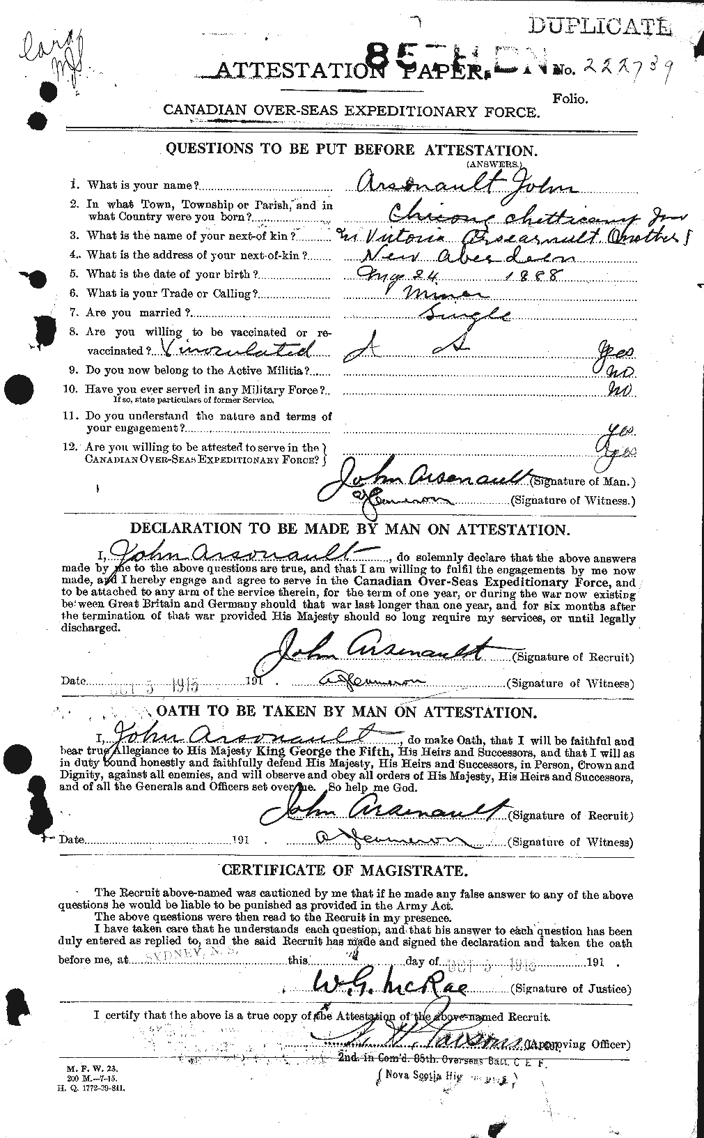 Personnel Records of the First World War - CEF 214132a