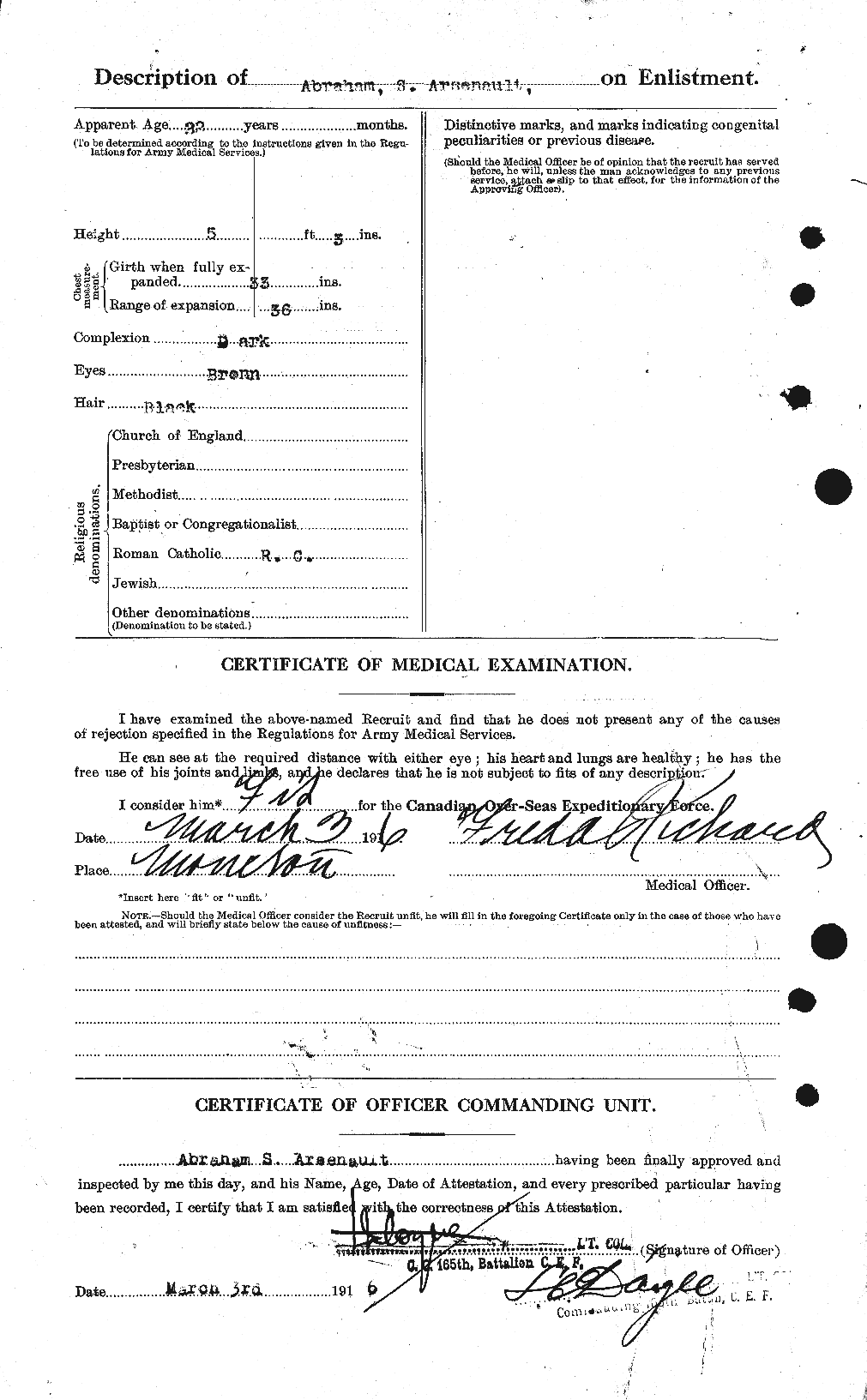 Personnel Records of the First World War - CEF 214258b