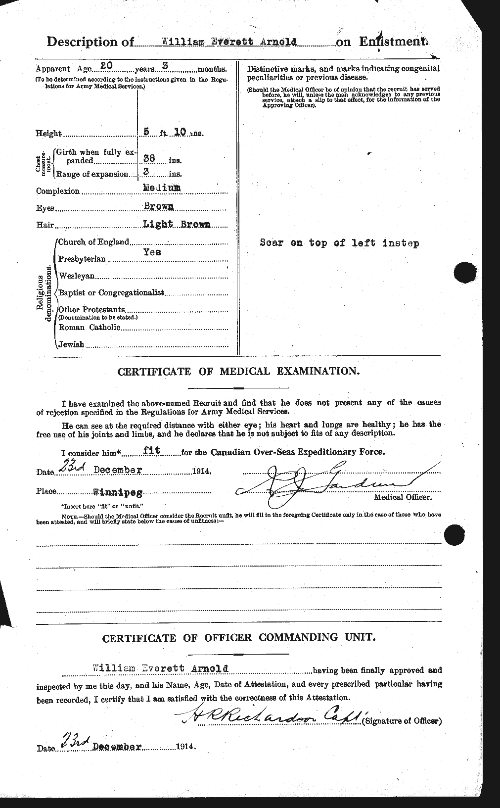 Personnel Records of the First World War - CEF 214446b