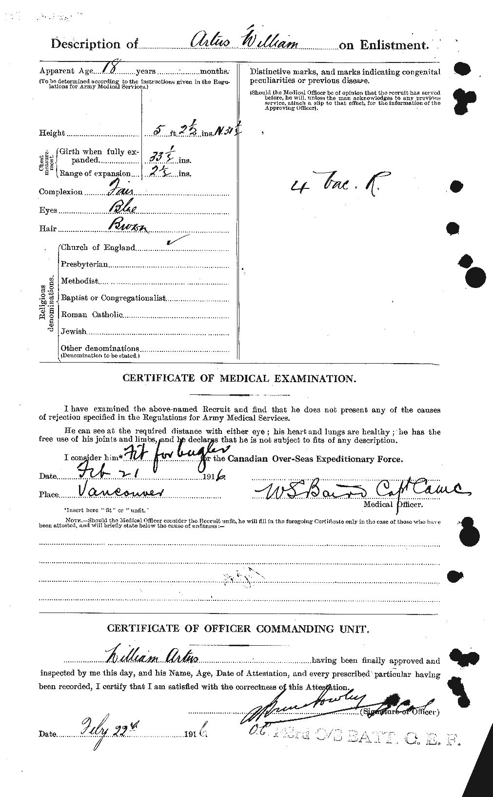 Personnel Records of the First World War - CEF 214717b